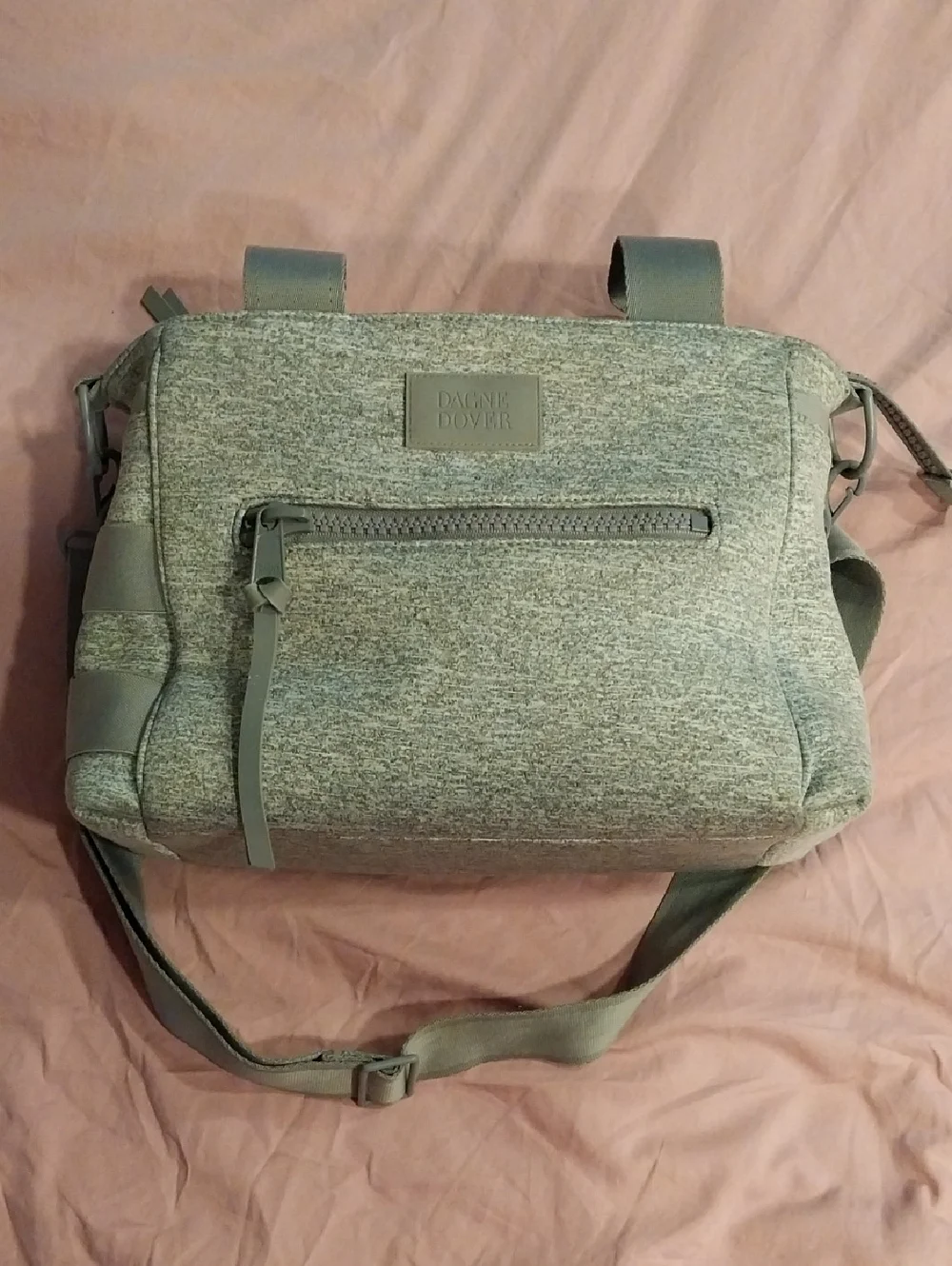 Dagne Dover Small Wade Diaper Bag In Gray